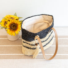 Damen Strohgewebte Sommer-Strandtasche für Strand, Urlaub & Sommer-Outfits