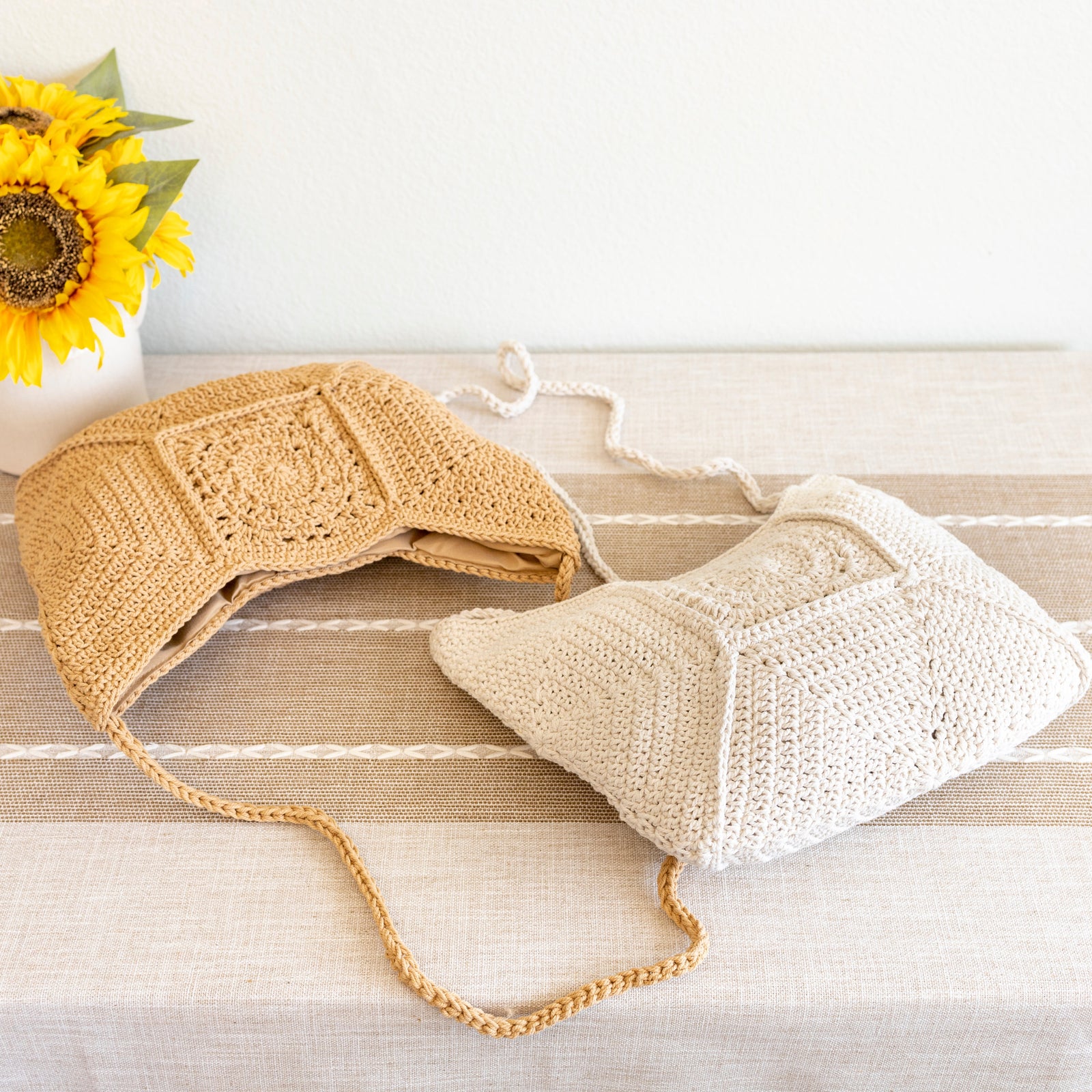 Women’s Boho Crochet Crossbody Bag for Boho Everyday Style & Gifts
