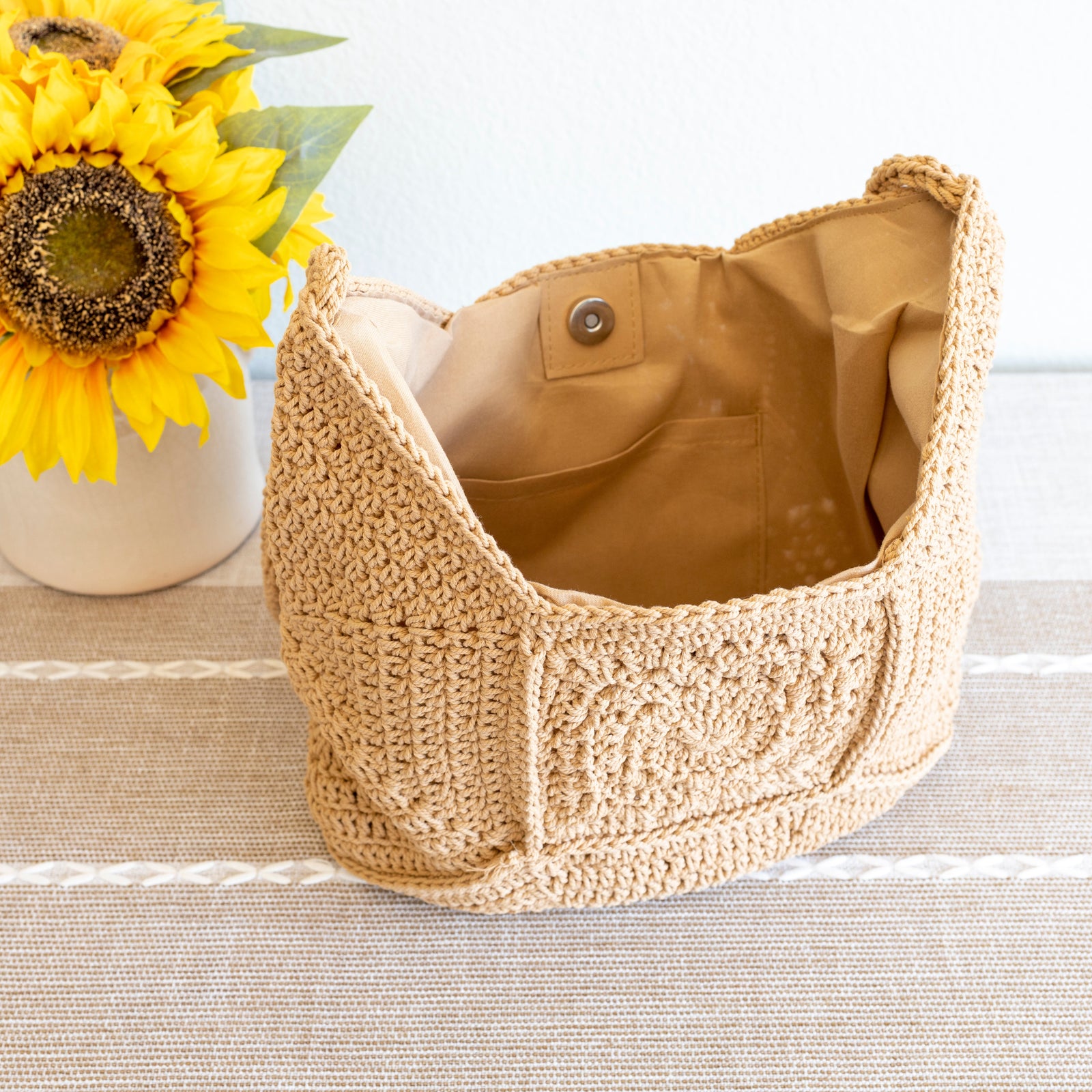 Women’s Boho Crochet Crossbody Bag for Boho Everyday Style & Gifts