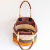 Women’s Striped Large Soft Raffia Woven Summer Straw Tote Bag for Beach, Vacation & Summer Outfits