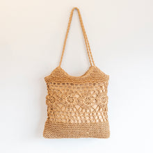 Geflochtene Strohtasche für Damen mit Blumenmustern – Tragetasche für Strand, Urlaub und Sommeroutfits