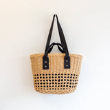 Women’s Straw Summer Beach Basket Tote for Beach, Vacation & Summer Outfits