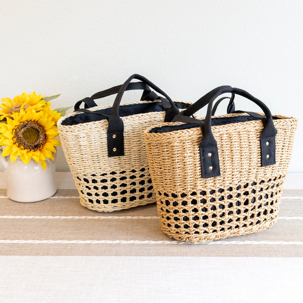 Women’s Straw Summer Beach Basket Tote for Beach, Vacation & Summer Outfits
