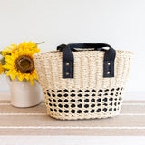 Women’s Straw Summer Beach Basket Tote for Beach, Vacation & Summer Outfits
