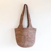 Women’s Brown Raffia Summer Beach Straw Shoulder Tote Bag for Beach, Vacation & Summer Outfits