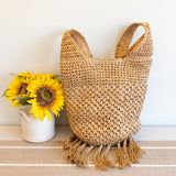 Women’s Large Straw Woven Shoulder Bag with Tassel Tote Bag for Beach, Vacation & Summer Outfits