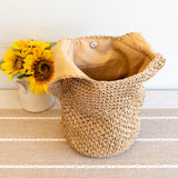 Women’s Large Straw Woven Shoulder Bag with Tassel Tote Bag for Beach, Vacation & Summer Outfits