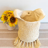 Women’s Large Straw Woven Shoulder Bag with Tassel Tote Bag for Beach, Vacation & Summer Outfits