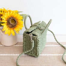 Damen Strand Stroh Gewebte Box Crossbody Tasche Umhängetasche für Strand, Urlaub & Sommeroutfits