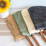 Women’s Lightweight Straw Woven Square Tote Bag for Beach, Vacation & Summer Outfits