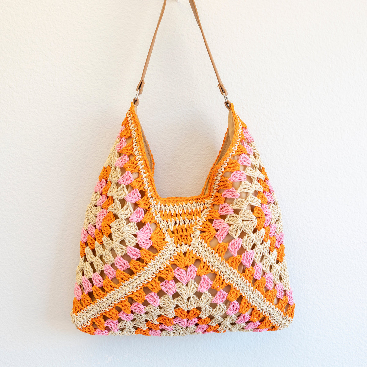 Women’s Straw Woven Shoulder Bag Tote Bag for Beach, Vacation & Summer Outfits