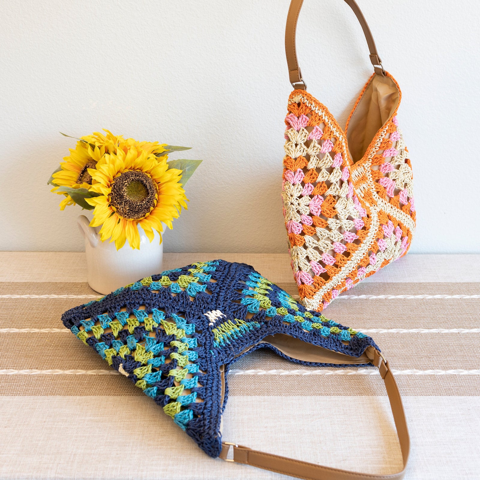 Women’s Straw Woven Shoulder Bag Tote Bag for Beach, Vacation & Summer Outfits