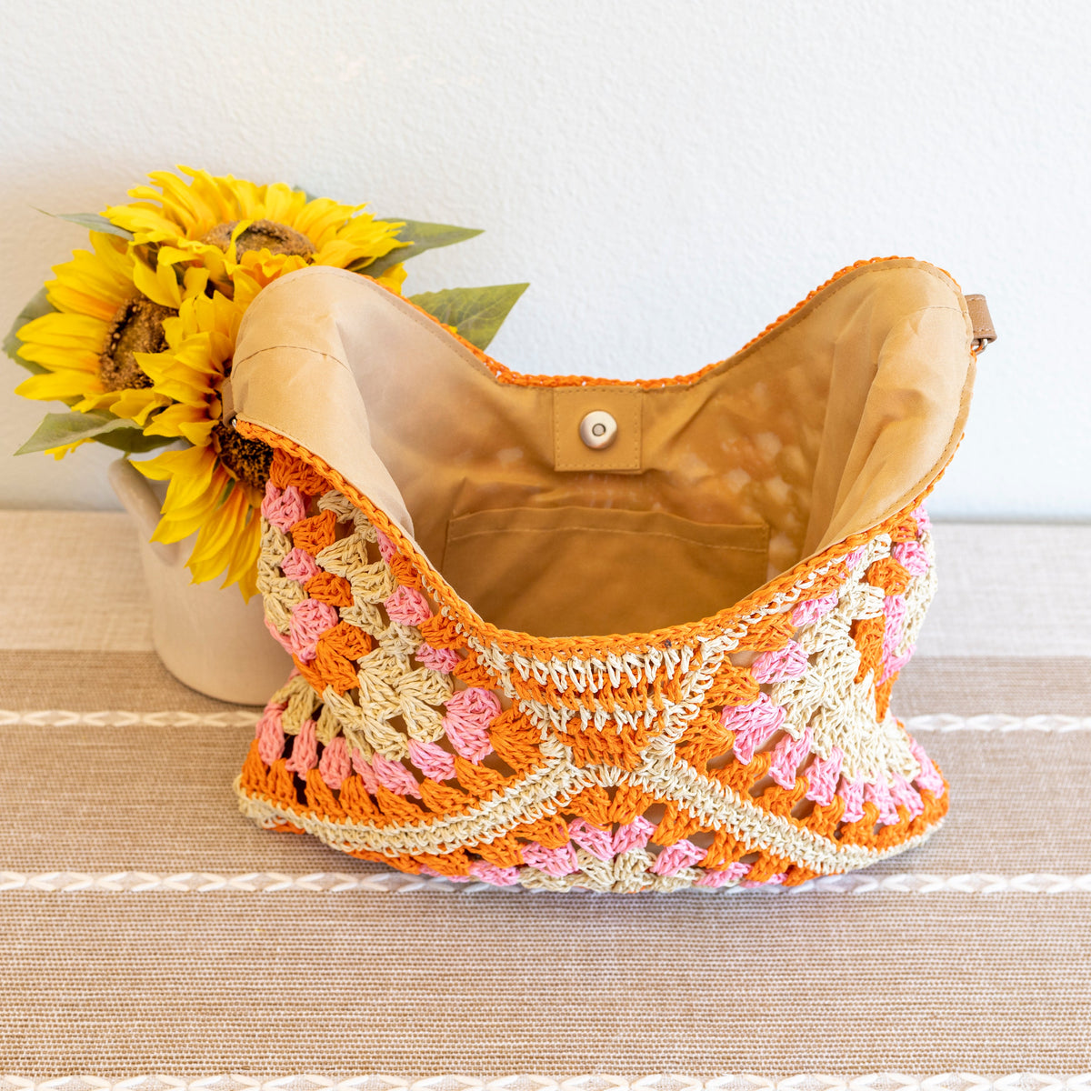 Women’s Straw Woven Shoulder Bag Tote Bag for Beach, Vacation & Summer Outfits