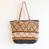 Women’s Large Straw Tote Bag for Beach, Vacation & Summer Outfits