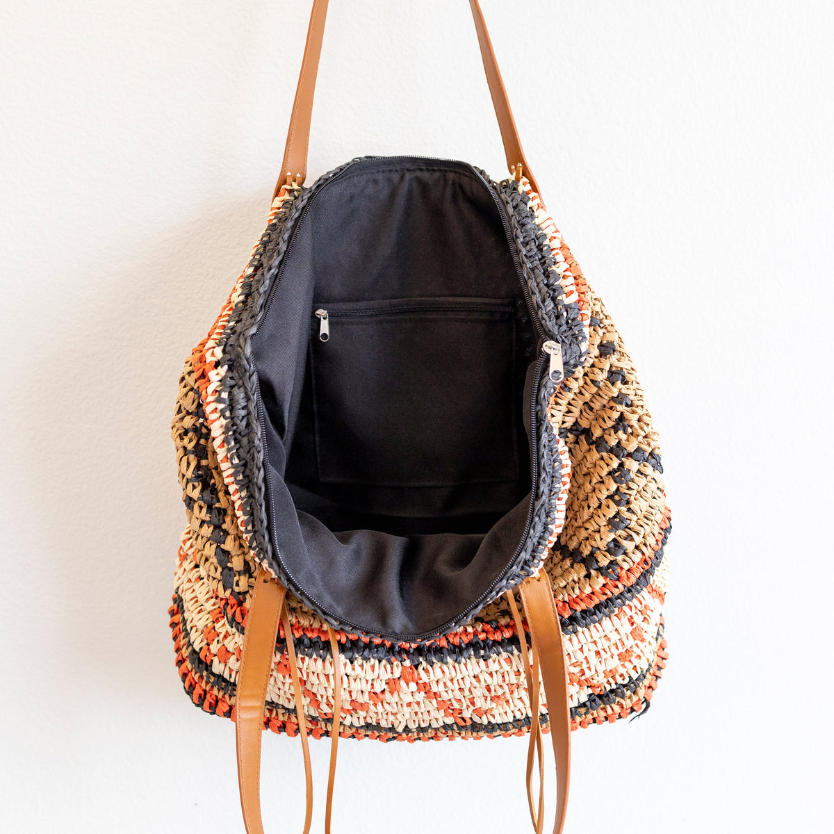 Women’s Large Straw Tote Bag for Beach, Vacation & Summer Outfits