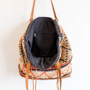 Women’s Large Straw Tote Bag for Beach, Vacation & Summer Outfits