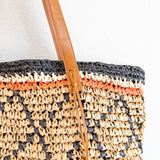 Women’s Large Straw Tote Bag for Beach, Vacation & Summer Outfits