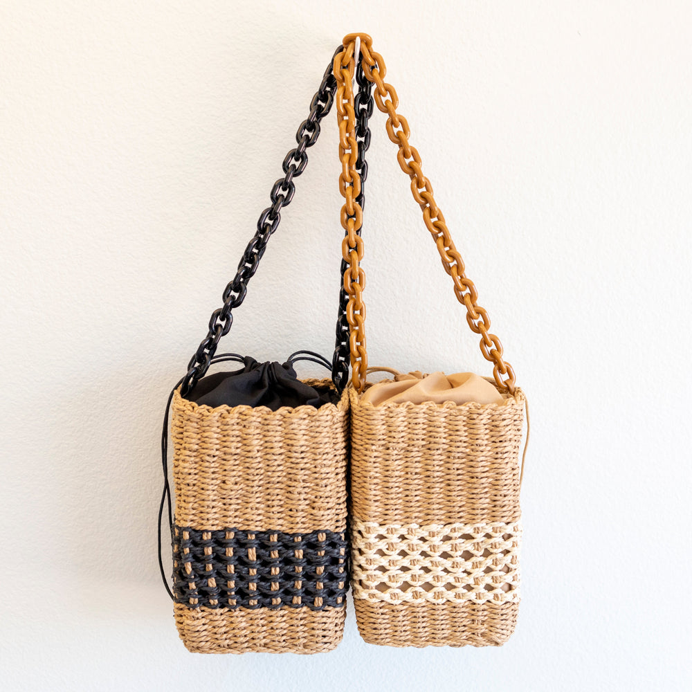 Women’s Straw Cube Shaped Handbag Purse for Beach, Vacation & Summer Outfits