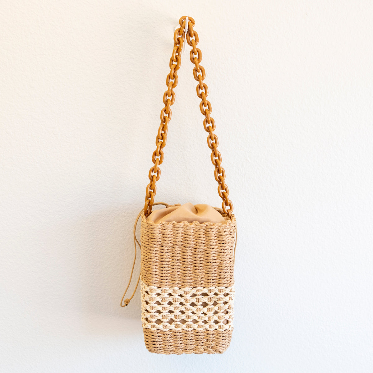 Women’s Straw Cube Shaped Handbag Purse for Beach, Vacation & Summer Outfits