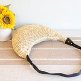 Women’s Large Straw Hobo Crossbody Bag for Beach, Vacation & Summer Outfits