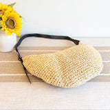 Women’s Large Straw Hobo Crossbody Bag for Beach, Vacation & Summer Outfits