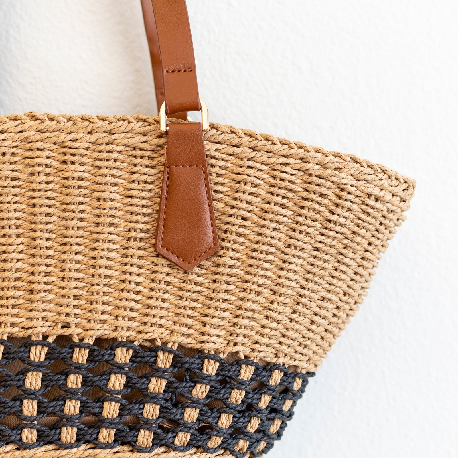 Women’s Handmade Summer Straw Basket Bag Beach Handbag for Beach, Vacation & Summer Outfits
