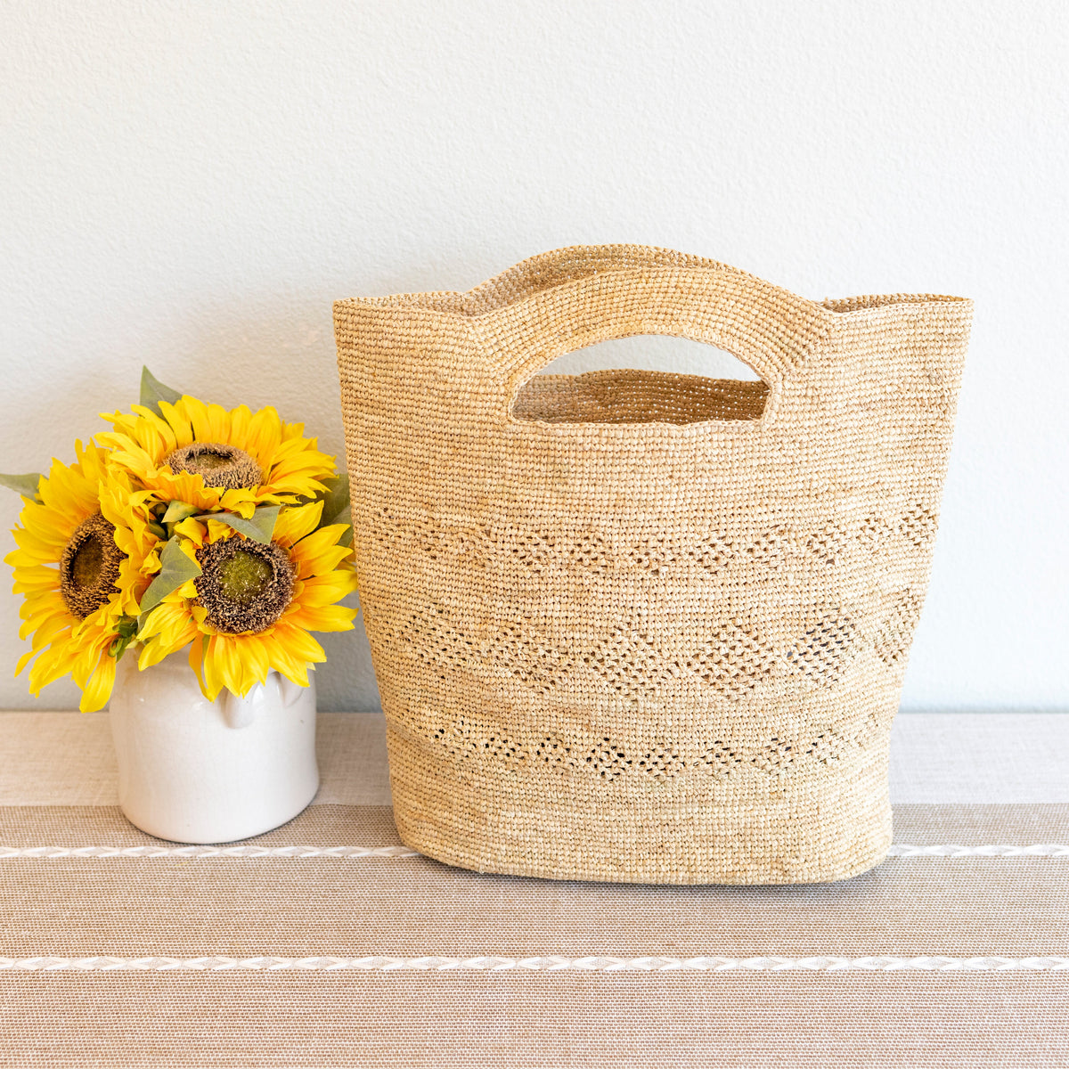 Women’s Hand Woven Raffia Beach Bag Handbag for Beach, Vacation & Summer Outfits
