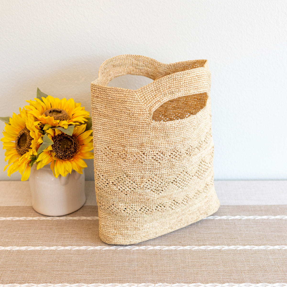 Women’s Hand Woven Raffia Beach Bag Handbag for Beach, Vacation & Summer Outfits