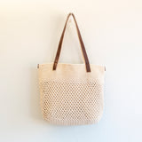 Women’s Crochet Cotton Handmade Retro Woven Shoulder Bag for Boho Everyday Style & Gifts