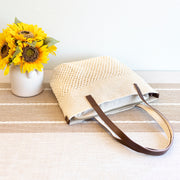 Women’s Crochet Cotton Handmade Retro Woven Shoulder Bag for Boho Everyday Style & Gifts