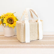 Women’s Summer Straw Beach Basket Handbag for Beach, Vacation & Summer Outfits