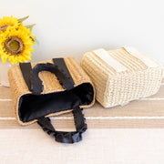 Women’s Summer Straw Beach Basket Handbag for Beach, Vacation & Summer Outfits