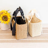 Women’s Summer Straw Beach Basket Handbag for Beach, Vacation & Summer Outfits