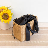 Women’s Summer Straw Beach Basket Handbag for Beach, Vacation & Summer Outfits