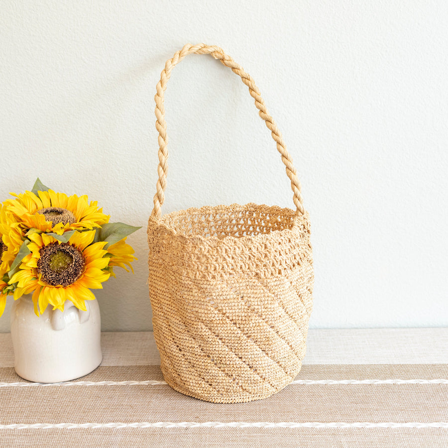 Women’s Summer Raffia Basket Bag for Beach, Vacation & Summer Outfits