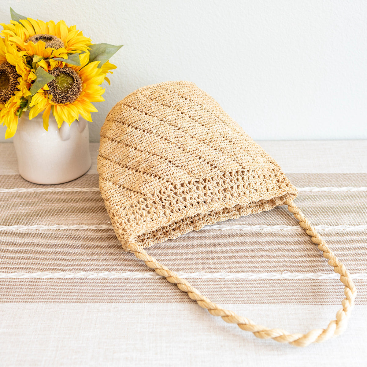 Women’s Summer Raffia Basket Bag for Beach, Vacation & Summer Outfits