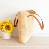 Women’s Large Soft Raffia Woven Summer Straw Tote for Beach, Vacation & Summer Outfits
