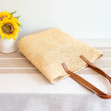 Women’s Large Soft Raffia Woven Summer Straw Tote for Beach, Vacation & Summer Outfits