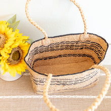 Damen-Handtasche aus Raffiastroh für Strand, Urlaub und Sommer-Outfits