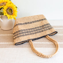 Damen-Handtasche aus Raffiastroh für Strand, Urlaub und Sommer-Outfits