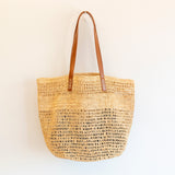 Women’s Large Soft Raffia Woven Summer Straw Tote for Beach, Vacation & Summer Outfits