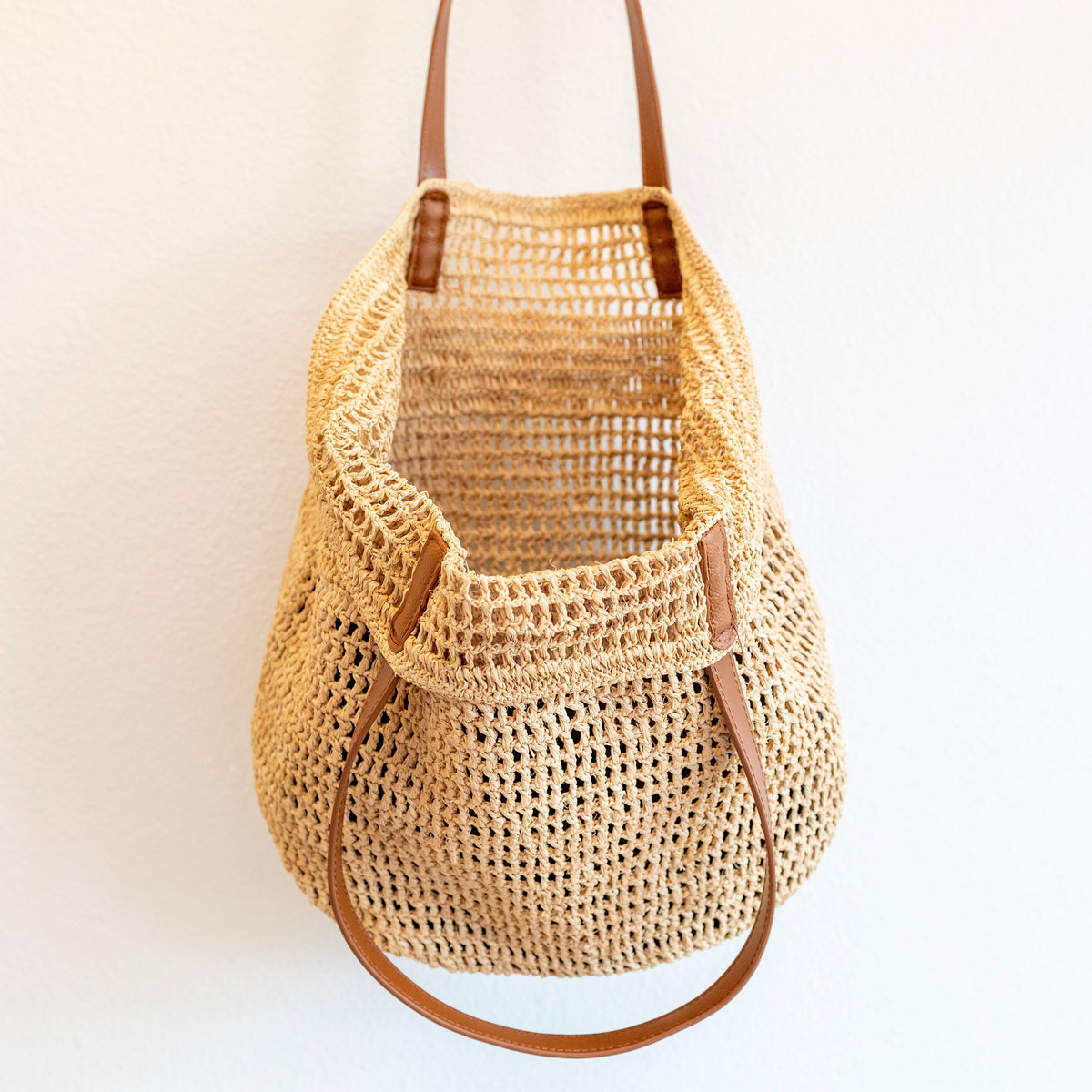 Women’s Large Soft Raffia Woven Summer Straw Tote for Beach, Vacation & Summer Outfits