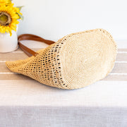 Women’s Large Soft Raffia Woven Summer Straw Tote for Beach, Vacation & Summer Outfits
