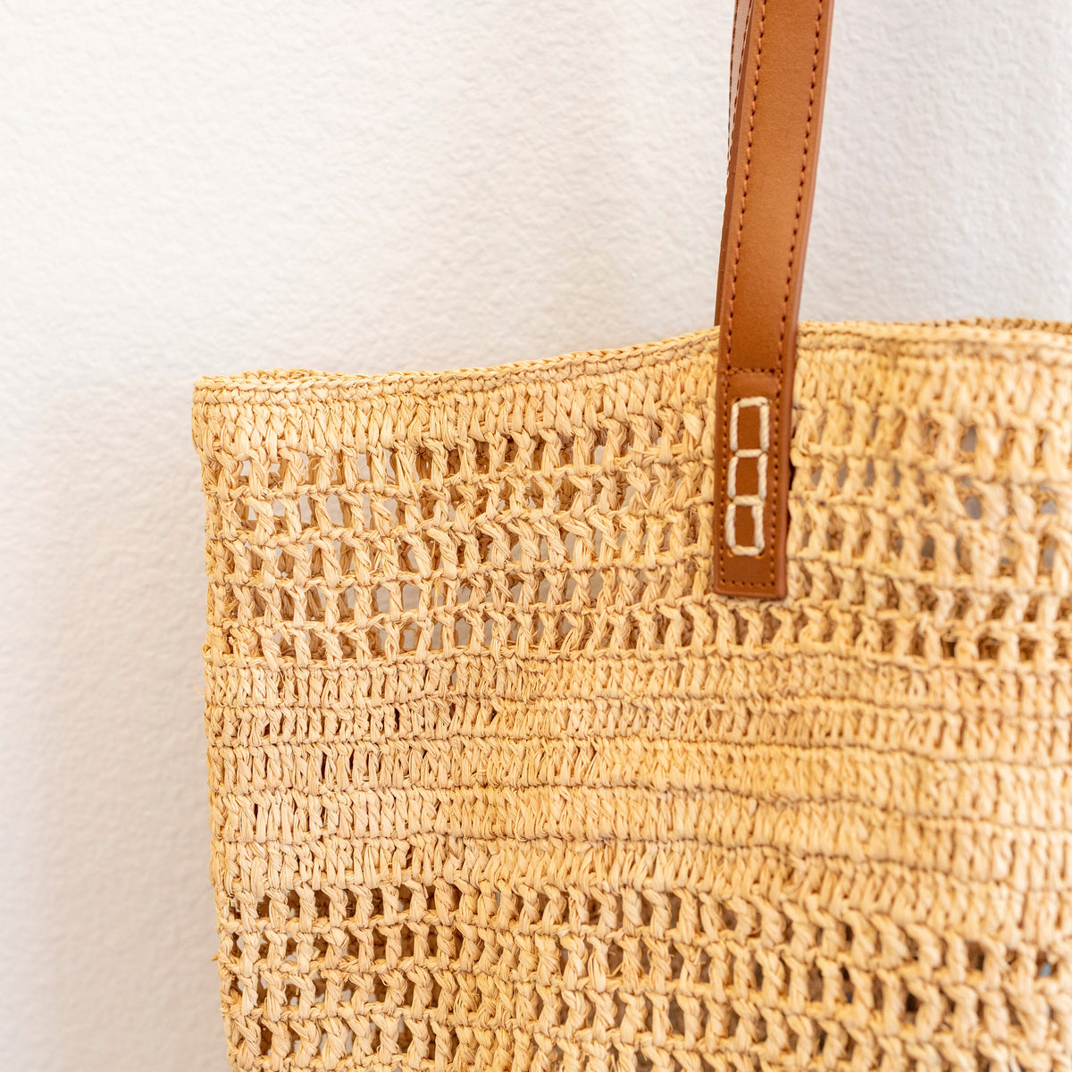 Women’s Large Soft Raffia Woven Summer Straw Tote for Beach, Vacation & Summer Outfits