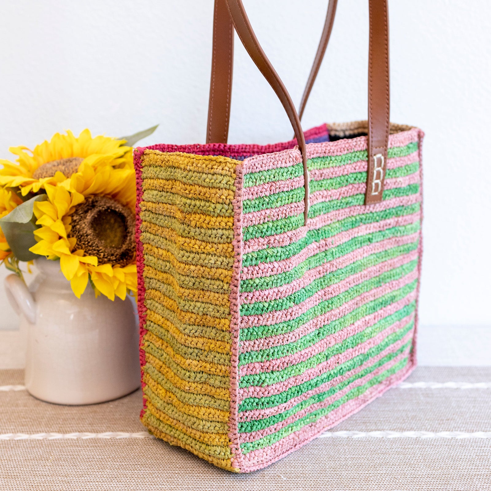 Women’s Soft Raffia Summer Beach Straw Shoulder Bag for Beach, Vacation & Summer Outfits