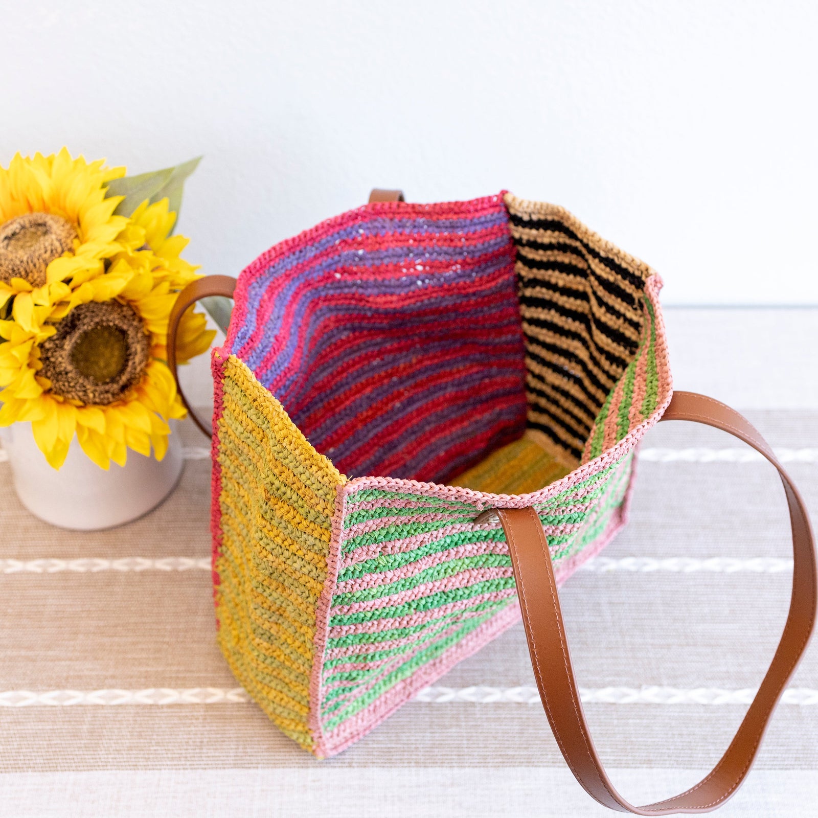 Women’s Soft Raffia Summer Beach Straw Shoulder Bag for Beach, Vacation & Summer Outfits