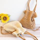 Women’s Retro Straw Woven Tote Bag for Beach, Vacation & Summer Outfits