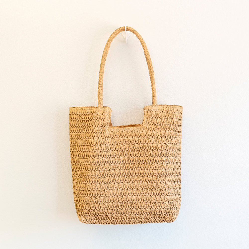 Women’s Retro Straw Woven Tote Bag for Beach, Vacation & Summer Outfits