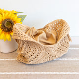 Women’s Retro Cotton Crochet Shoulder Bag Purse for Boho Everyday Style & Gifts