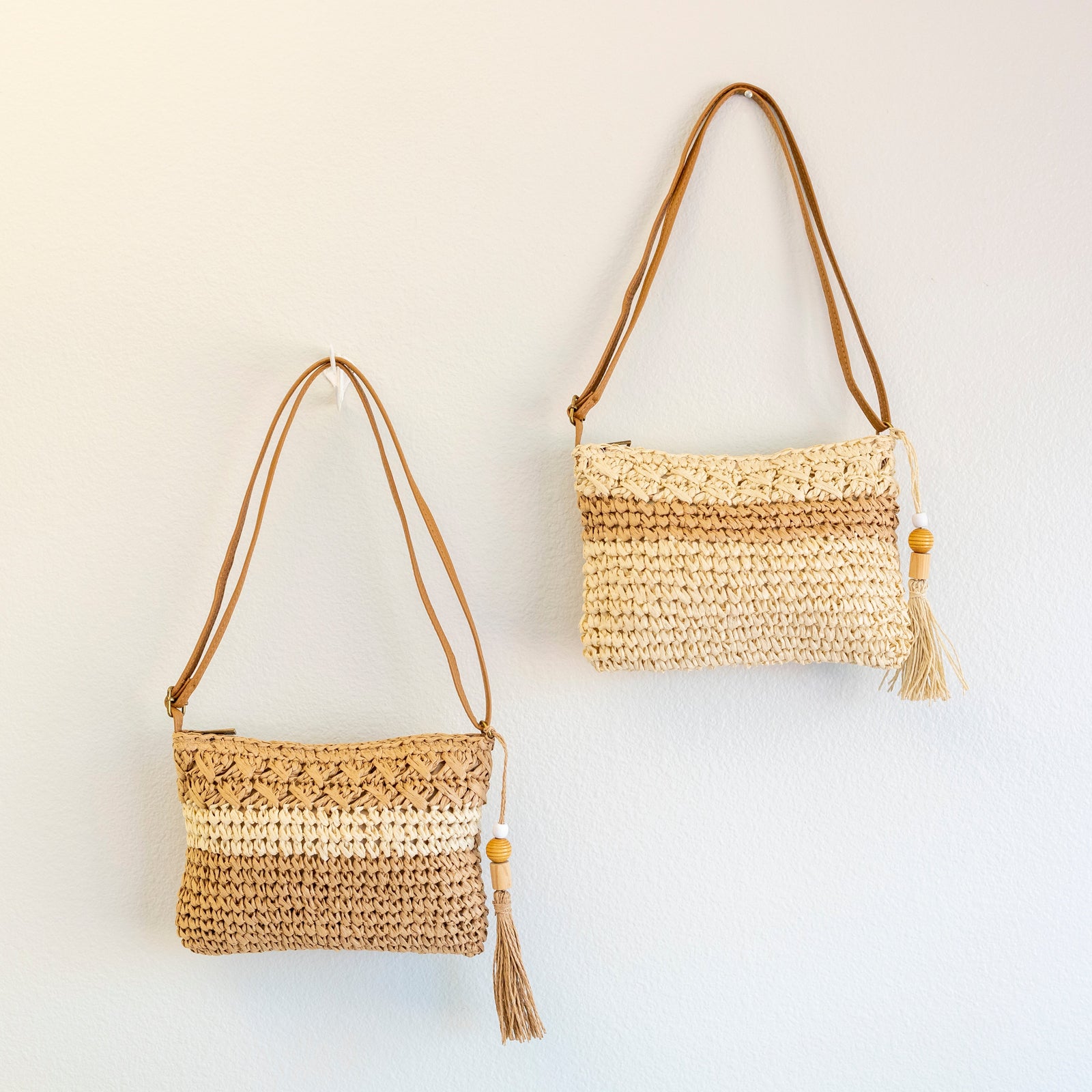 Women’s Straw Woven Crossbody Bag for Beach, Vacation & Summer Outfits